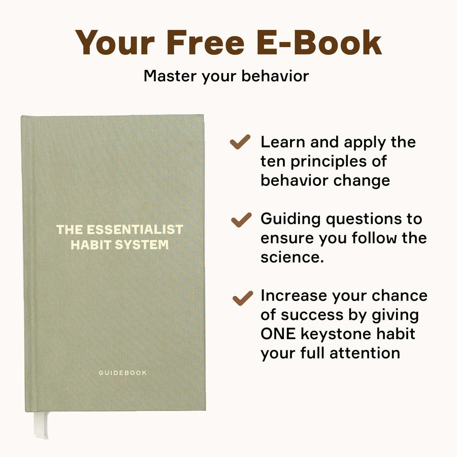 The Essentialist Habit Tracking System