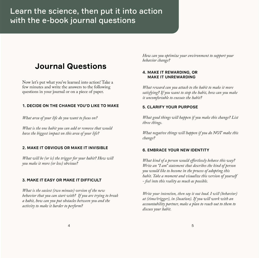 The Essentialist Habit Tracking System